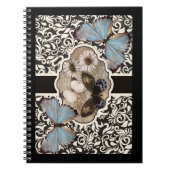 Damask & Blue Notizblock (Vorderseite)
