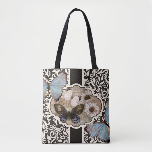 Damask & Blue Tasche (Vorderseite)