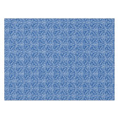 Damask Blue & White Tischdecke (Vorderseite (Horizontal))