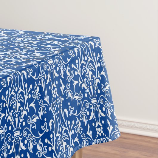 Damask Blue & White Tischdecke (Beispiel)