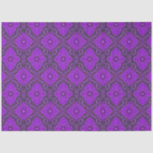 Damask Blume Lila Violett Vintages Blumenmuster