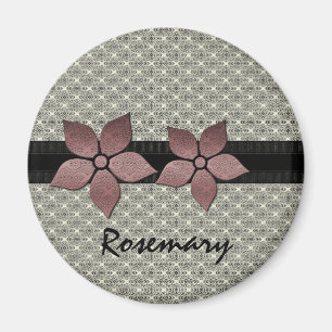 Damask-Blume-Magnet Magnet