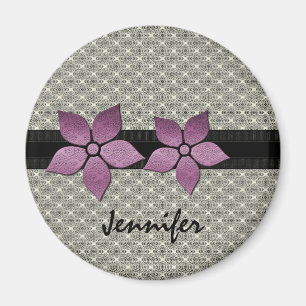 Damask-Blume-Magnet Magnet