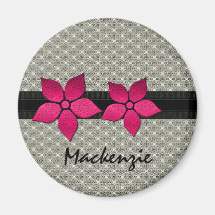 Damask-Blume-Magnet Magnet