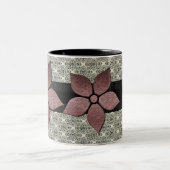 Damask-Blume Strickende Tasse (Mittel)