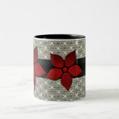 Damask-Blume Strickende Tasse (Mittel)