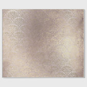 Damask Blush Pink Rose Gold Foxier Pulver Royal Geschenkpapier (Flach)