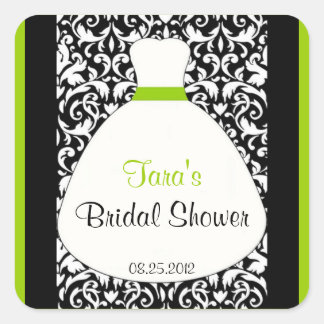 Damask Bridal Sticker