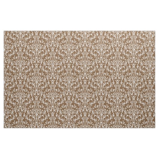 Damask Brown Stoff (Yard (91,4 cm))