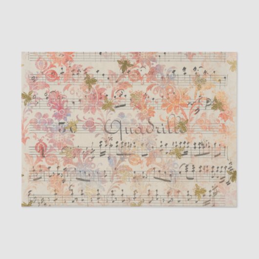 Damask Bumblebee Seidenpapier (Vorderseite)