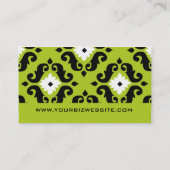 Damask Business Card Visitenkarte (Rückseite)
