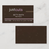 Damask Business Card Visitenkarte (Vorne/Hinten)