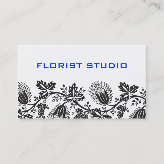 Damask Business Cards Visitenkarte (Vorderseite)