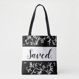 Damask Christlich Gerettet Tasche