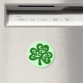Damask Clover Magnet (In Situ (Geschirrspüler))