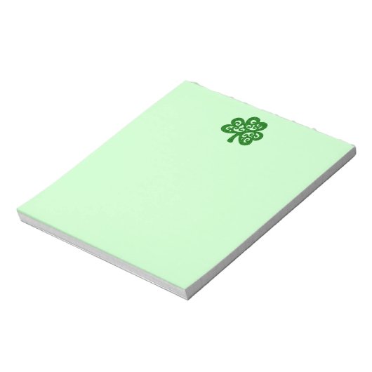 Damask Clover Notizblock (Rotiert)