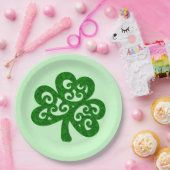 Damask Clover Pappteller (Party)