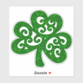 Damask Clover Sticker (Blatt)