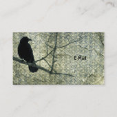 Damask Crow Visitenkarte (Rückseite)