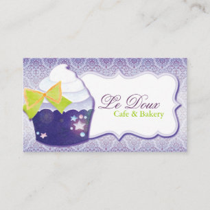 Damask Cupcake Bakery Visitenkarte