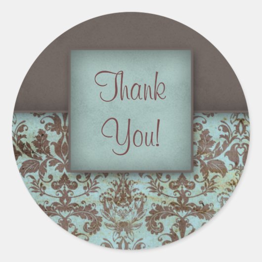 Damask Danke, Stickers (Vorderseite)