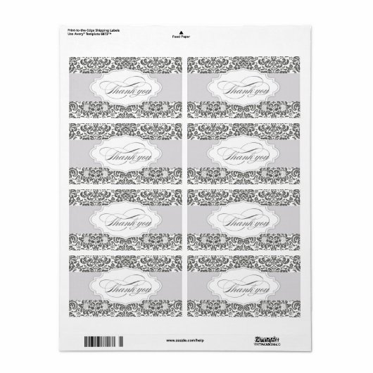 Damask Dankeschön (Vorne)