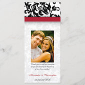 Damask Delight Wedding Program Programm (Rückseite)