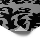 Damask Design, Filigree Medallion Poster (Ecke)