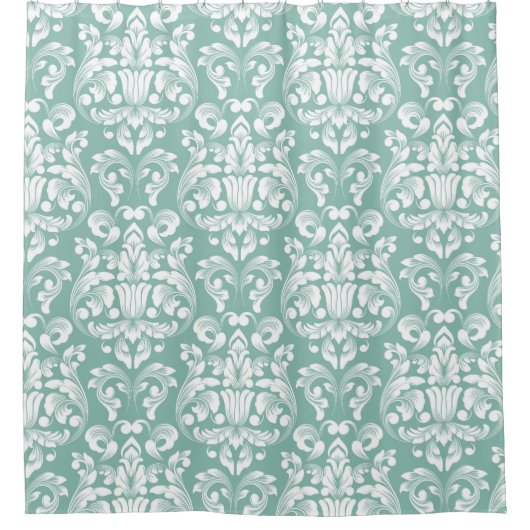 Damask Duschvorhang (Vorderseite)