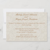 Damask Elegance Save The Date (Rückseite)