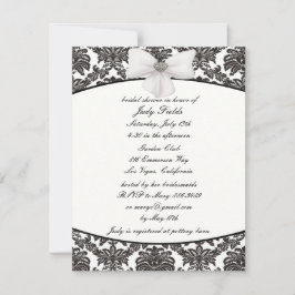 Damask Elegance Wedding Bridal Einladungen