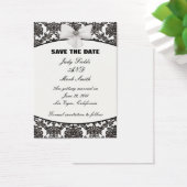 Damask Elegance Wedding speichert die Datumskarten (Schreibtisch)
