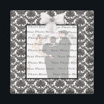 Damask Elegance Wedding Square Magnet<br><div class="desc">Ihre Veranstaltung wird das perfekte Foto sein, wenn Ihre Gäste diese Foto Magnete als Zuhause zum Favoriten nehmen. Diese trendigen Foto Magnete bieten eine einzigartige und funktionelle Möglichkeit, Fotos zu zeigen. Ideal für Fotos Ihrer Veranstaltung, um jedem Ihrer Gäste als Erinnerung an Ihren besonderen Tag zu geben. Personalisieren Sie diese,...</div>