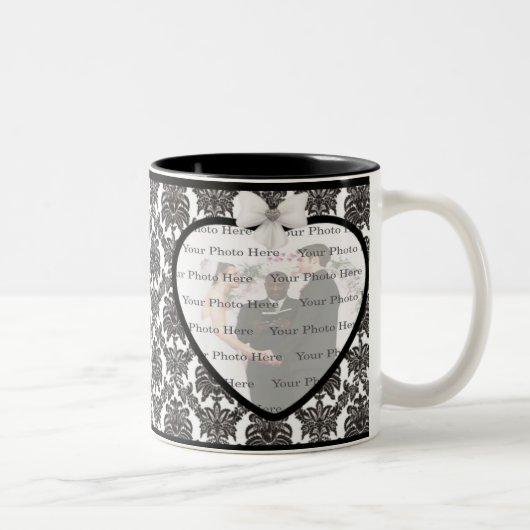 Damask Elegance Wedding Tasse (Rechts)