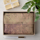 Damask Ephemera Design Serie #11 Seidenpapier (Geschenk)