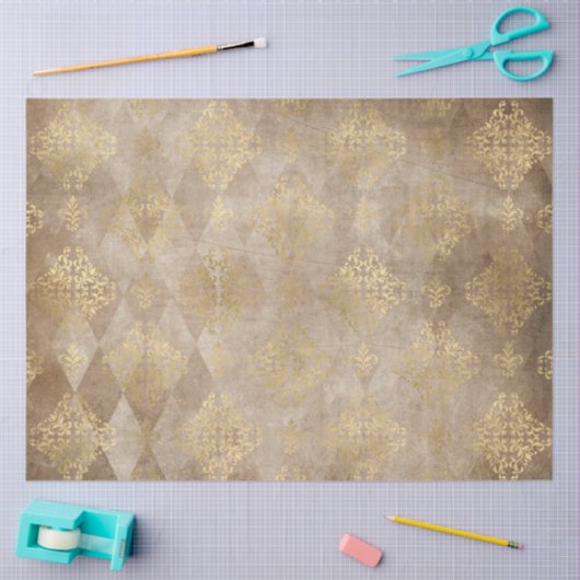 Damask Ephemera Design Series #5 Seidenpapier (Basteln)