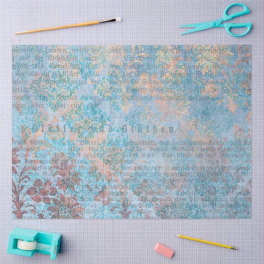 Damask Ephemera Design Series #7 Seidenpapier (Basteln)