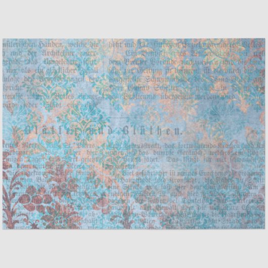 Damask Ephemera Design Series #7 Seidenpapier (Vorderseite)