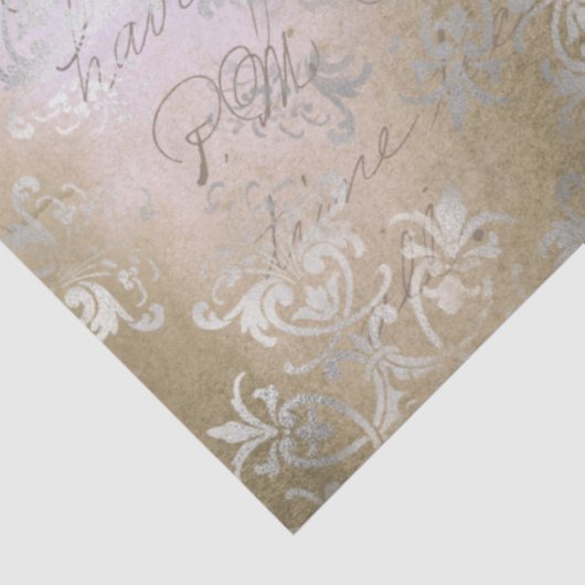 Damask Ephemera Design Series #8 Seidenpapier (Ausschnitt)