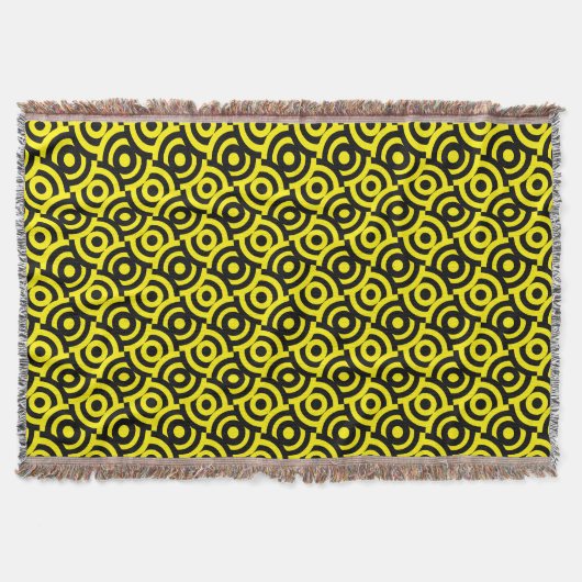 Damask Fabric Decorative Print Decke (Vorderseite)