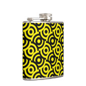 Damask Fabric Decorative Print Flachmann (Rechts)