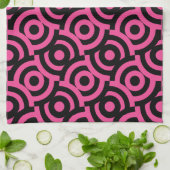 Damask Fabric Decorative Print Geschirrtuch (Gefaltet)