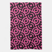 Damask Fabric Decorative Print Geschirrtuch (Vertikal)