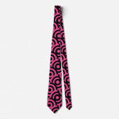 Damask Fabric Decorative Print Krawatte (Vorderseite)