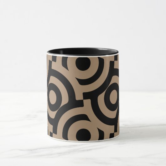 Damask Fabric Decorative Print Tasse (Zentrum)