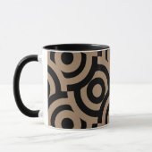 Damask Fabric Decorative Print Tasse (Links)