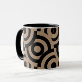 Damask Fabric Decorative Print Tasse (Vorderseite Links)