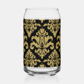 Damask Fabric dekoriert Print Dosenglas (Rechts)
