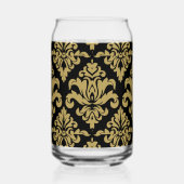 Damask Fabric dekoriert Print Dosenglas (Links)