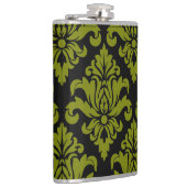 Damask Fabric dekoriert Print Flachmann (Rechts)